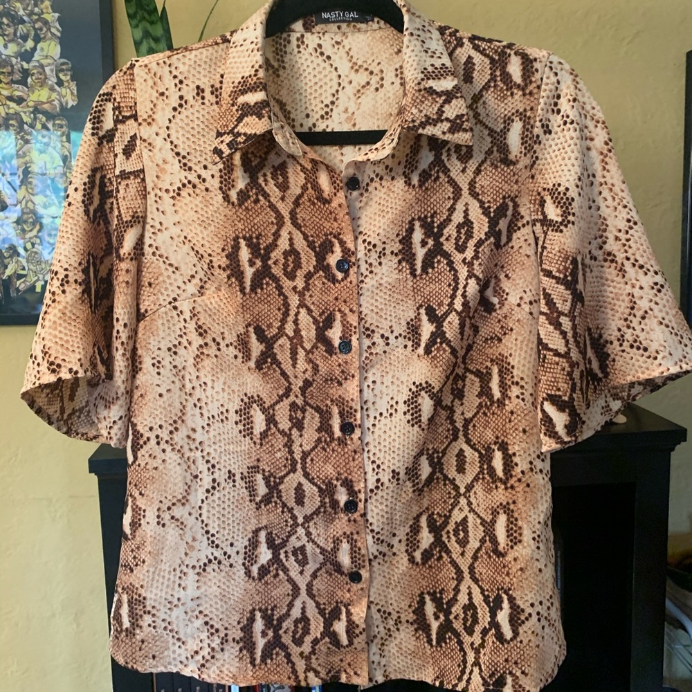 Snake Skin Top